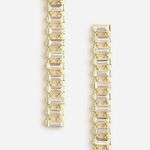J.Crew NWT  Baguette Chain Earrings Gold Photo 0