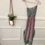 Free People  One I Love Midi Dress Classic Combo Blue Red Floral Size XS Photo 5