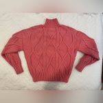 J.Crew Collection — Cable-knit Sweater (Pink) — Medium Photo 2