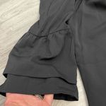 Belongsci Black 3/4 Bell Sleeve V-Neck Above the Knee Shift Dress Size Small Photo 11