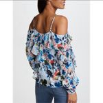 Tanya Taylor NWT  watercolor daisy silk blouse Photo 2