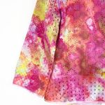 Willi Smith Eyelet Wonder  Small Cardigan Jacket‎ Handmade Tie Dye Open Lined 523 Photo 3