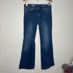 Gap  authentic flare jeans women's size 29R trendy modern contemporary western Photo 1