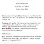 Free People 🆕 | BANDERA BOOT | BLACK | SZ: 8 Photo 3