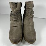 Jellypop Adilene Western Boho Style Boots Brown Tassel Chain Braid Side Zip 11 Photo 1