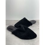 Marc Fisher  Miles Size 5.5 Black Pointed Toe Shearling Sheepskin Slip On NEW Photo 4