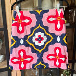 Boden French Navy Moroccan Diamond Tile Printed A Photo 0