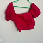 Sim & Sam  PINK FLAME Blouse Top Size M Photo 3