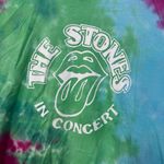 The Rolling Stones Hot Lips In Concert Rock Band Tie Dye XL Photo 1