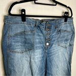 Torrid ‎ | Woman’s Wide Leg Flare Crop Jeans 22 Button Fly Photo 1