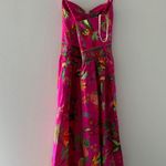 Farm Rio Pink Delicate Fruit Garden Maxi Dress M Photo 6