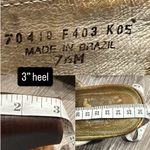 Frye  Phoenix Mule Green Tan Leather Cutout Slip On Western Heel Boho Cowgirl 7.5 Photo 7