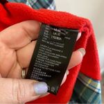 BDG | Oversized Flannel Plaid Shacket Red Fleece Lined Size XS Photo 3