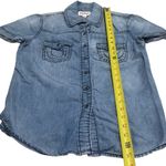 True Religion  Y2K Button Front Chambray Western Rodeo Top Size XS Photo 9