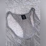 Gray Racerback Sleeveless Swim Coverup Size L Photo 1