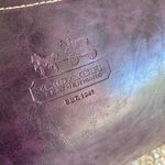 Coach Vintage #12362 Bleeker Purple Leather Tote Women’s Handbag Shoulder Purse Photo 7