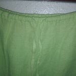 Sunny Leigh  L 34 Linen Lime Summer Beach Capri Pants Photo 3