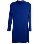 W118 By Walter Baker  Royal Blue Cowl Neck Dress Photo 1