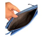 Bottega Veneta  NWT Fluid Messenger Crossbody Bag in Blue Photo 4