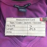 Ralph Lauren  Sport Womens Long Sleeve Tee Size L Purple Preppy Fitted Athleisure Photo 10