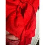 THAKOON x RTR Red Linen Blend Tie Photo 7