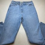 Abercrombie & Fitch A&F 90’s‎ Slim Straight Jean 31 Regular Criss Cross Asymmetric Medium Wash Photo 4