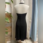 Spense Black Strapless Dress with Embellished Neckline Size 8 Photo 2