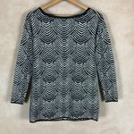 BCBGeneration  Scalloped Pattern Boatneck Sweater XS Photo 1