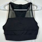 Zyia  Black All Star Mesh Racerback Sports Bra Size Large EUC #1092-PHX Photo 1