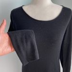 Eileen Fisher Long Sleeve Frill Hem Midi Dress Merino Wool Sz. Small Photo 3