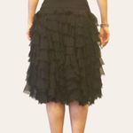BCBG Max Azria strapless silk fringe gown nwot Photo 5
