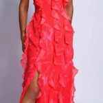 Anthropologie NWOT-  Hutch Claira dress size S- Coral Photo 4