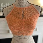Zenana Outfitters Peach/Orange Lace Bralette NWOT Medium Photo 1