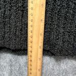 Vintage Tomboy Black Cowl Neck Sweater Textured Knit Pullover Medium 80s 90s Photo 4