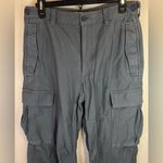 Aritzia TNA Supply Cargo Gray Cotton Pants Size 8 Photo 3