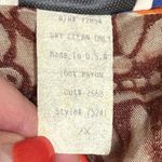 VTG Lawrence Women Button Blazer Jacket 2X Multicolor Floral Abstract Artsy Red Photo 5