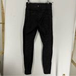 Athleta  Rainer Cheetah Printed Tight Leggings Pocket Reflective Small Black Photo 8