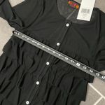 Isle by Melis Kozan Black Mesh Cha Cha Cardigan size Small Photo 5