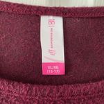 No Boundaries  Maroon Knit Sweater Dress Photo 2