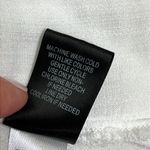 Torrid  Button Up Shirt Size 3x White Gold Lightning Bolt Embroidered tab sleeves Photo 6