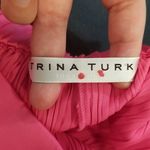 Trina Turk 💕💕 Satin Crinkled Wide Leg Pants ~ Pink NWOT Photo 5