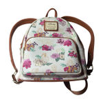 Lounge Fly Disney Princess Characters Autumn Fall Floral Mini Backpack Cream Pink Photo 0