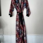 Vintage Floral Satin Kimono Robe Pink Size undefined Photo 5