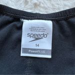 Speedo Lzr Fit Thin Strap One Piece Swimsuit Power Plus 14 Black Flyback Racing Photo 10