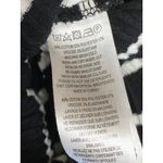 French Connection Black Striped Sleeveless Mock Neck Midi Sweater Tank Dress XS Photo 3