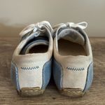 Simple Casual Shoes Suede Canvas Gum Sole Women’s Size 6.5 Blue Photo 4