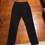 Paris Blues  Straight Leg Black Denim Jeans size 5 Photo 1
