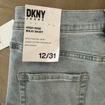 DKNY Jeans Denim High Rise Maxi Skirt Photo 13