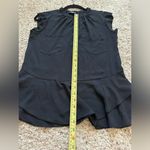 Black Mossimo Drop Waist Blouse Top Medium Photo 3
