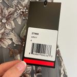 La Femme NWT  Floral Embroidered & Beaded Tulle Ballgown Evening Dress Size 4 Photo 7